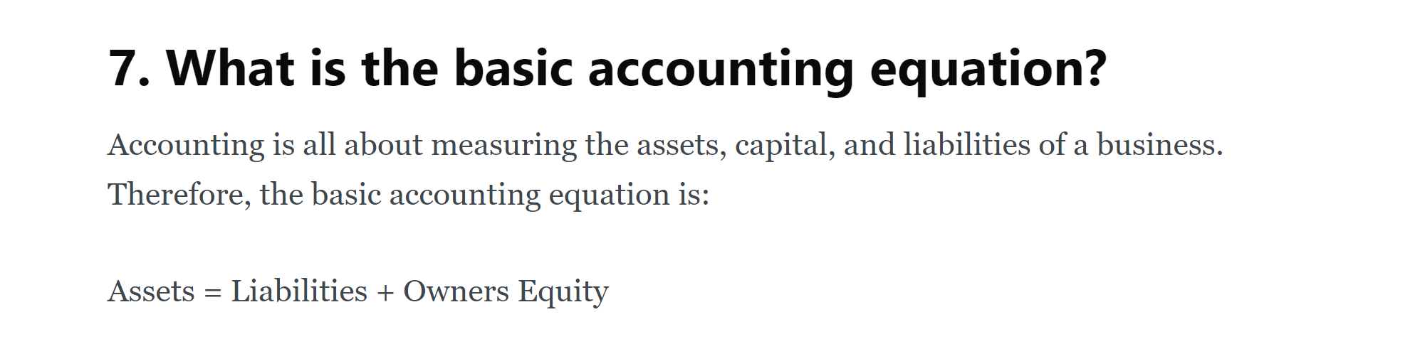 Solved What is the basic accounting equation?Accounting is | Chegg.com