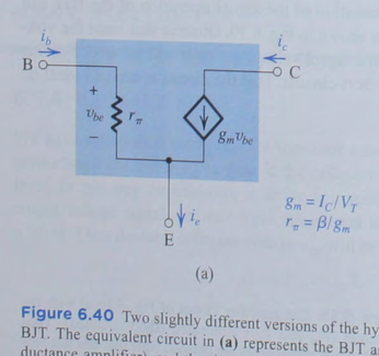 Solved The transistor amplifier in Fig. P6.95 is biased with | Chegg.com