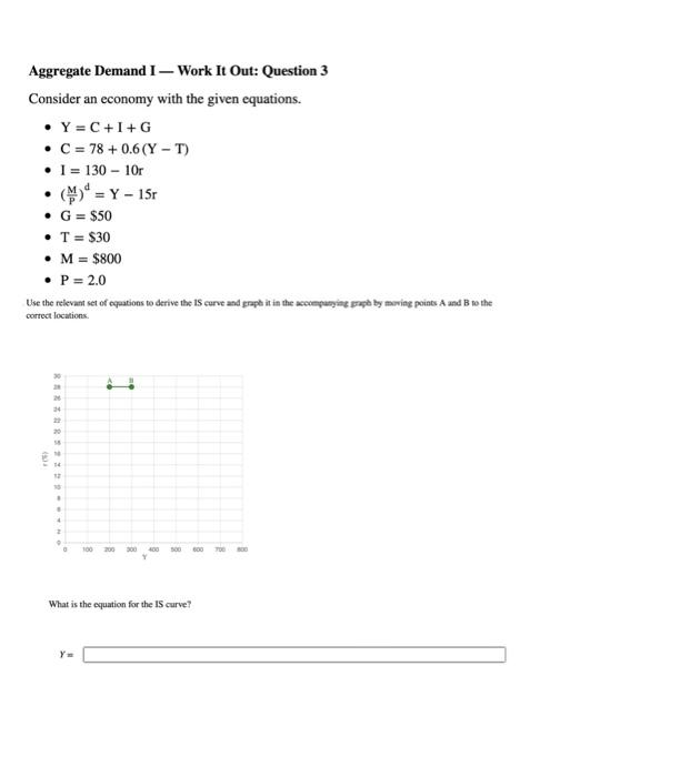 Solved Aggregate Demand I - Work It Out: Question 3 Consider | Chegg.com