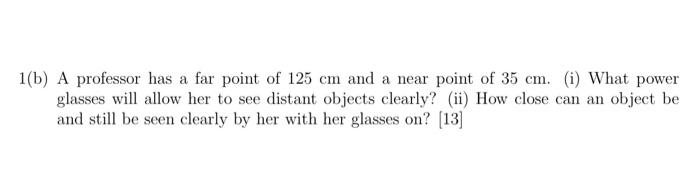 Solved 1(a) Draw a ray diagram for a simple magnifying lens | Chegg.com