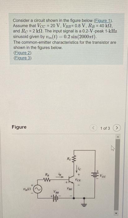 [Solved]: Consider A Circuit Shown In The Figure Below (Fig