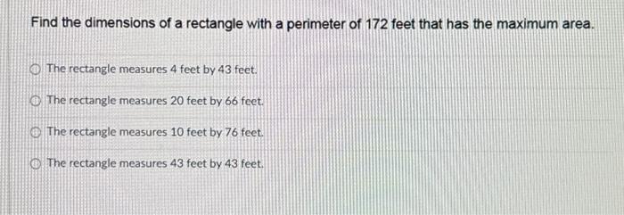 the perimeter of the rectangle below is 78 feet find its dimensions