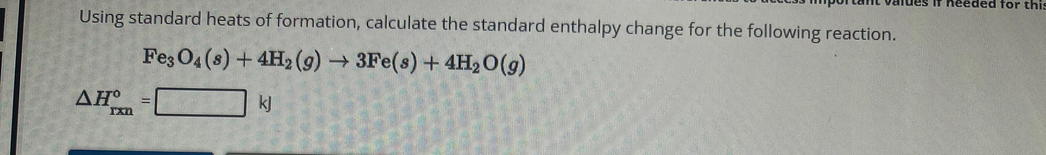 Solved Using Standard Heats Of Formation, Calculate The | Chegg.com