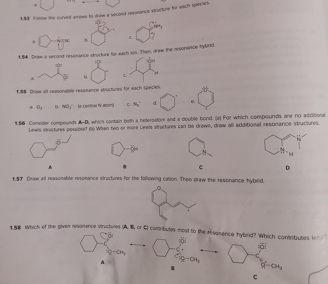Solved Isomers and Resonance Structures 1.46 Creatine is a