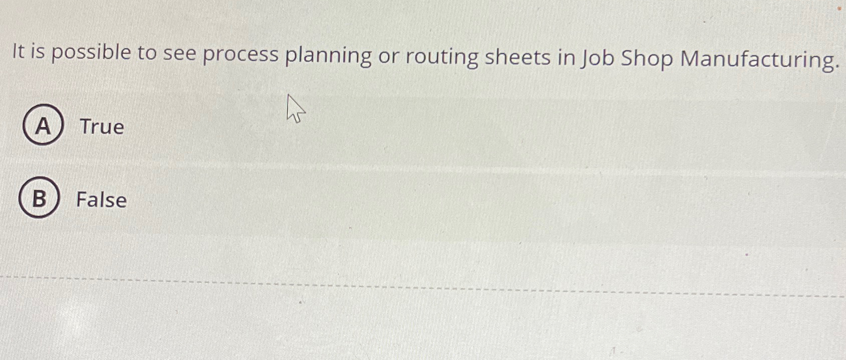 Solved It is possible to see process planning or routing | Chegg.com