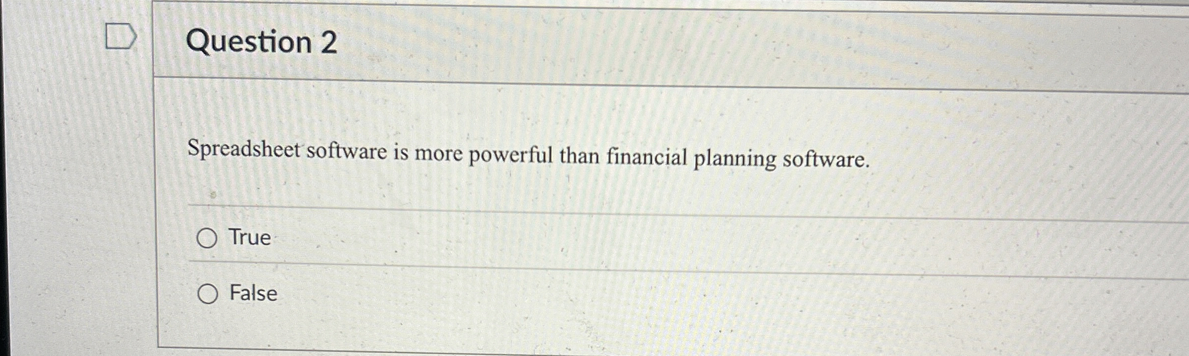 Solved Question 2Spreadsheet software is more powerful than | Chegg.com