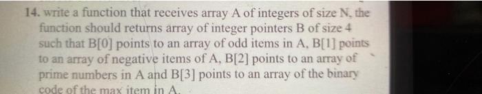 Solved 15. Write a program to allocate array of N numbers of | Chegg.com