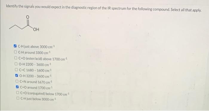 Solved Identify the signals you would expect in the | Chegg.com