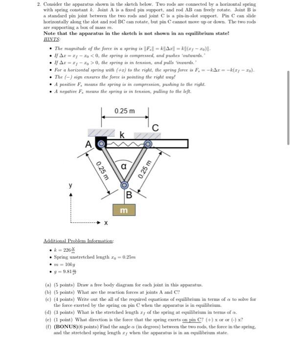 [solved] 2 Consider The Apparatus Shown In The Shetch Bel