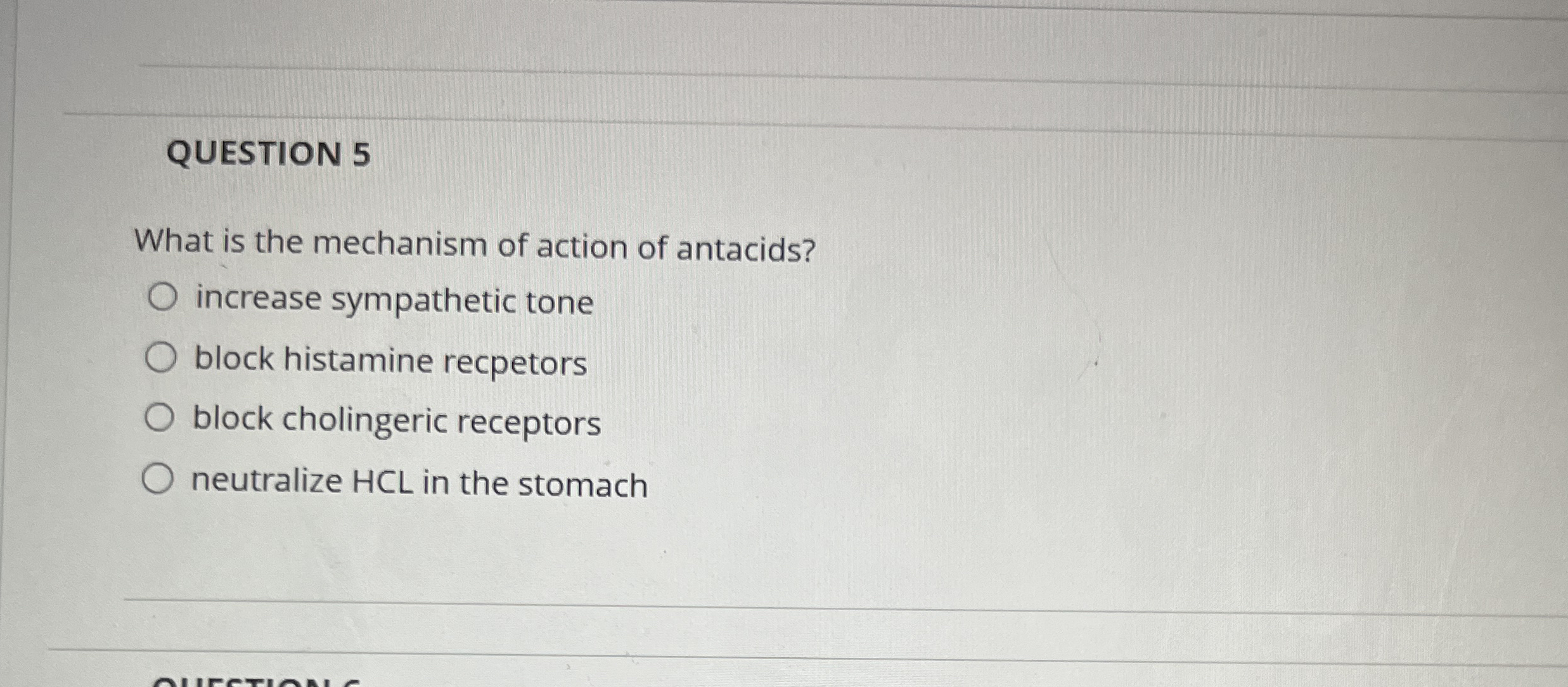 Solved QUESTION 5What is the mechanism of action of