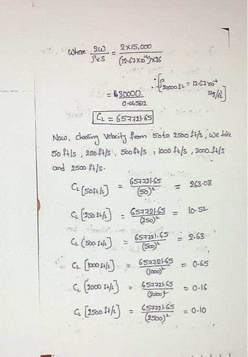 Solved a given a jet airplane A with the following | Chegg.com