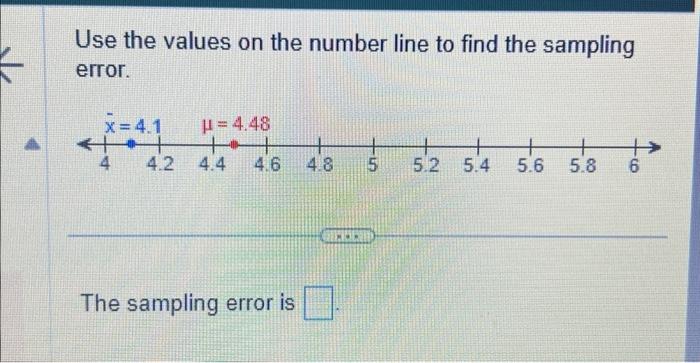 Solved Use the values on the number line to find the | Chegg.com