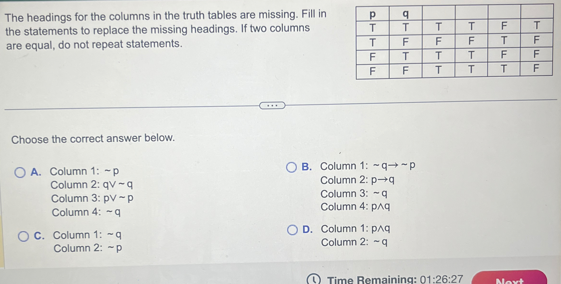 solved-the-headings-for-the-columns-in-the-truth-tables-are-chegg