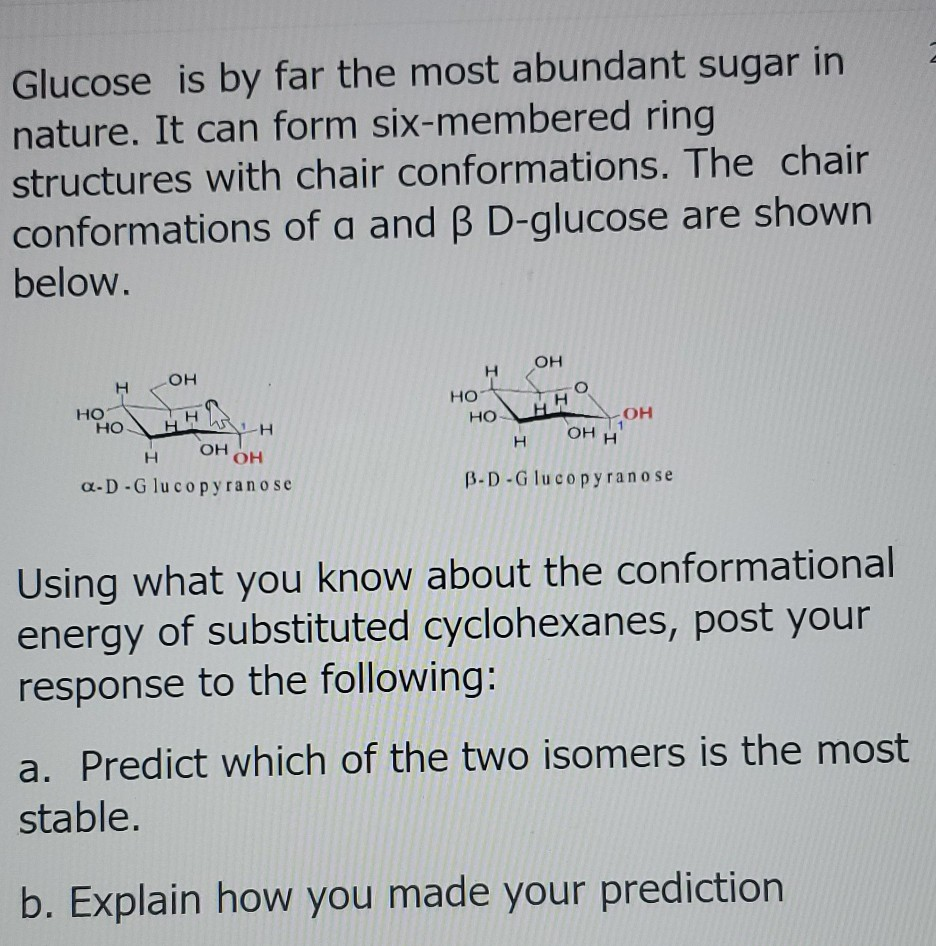 SUGARS: FISCHER & HAWORTH PROJECTIONS