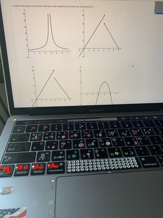 Solved (a) Sketch the graph of a function that has a local | Chegg.com