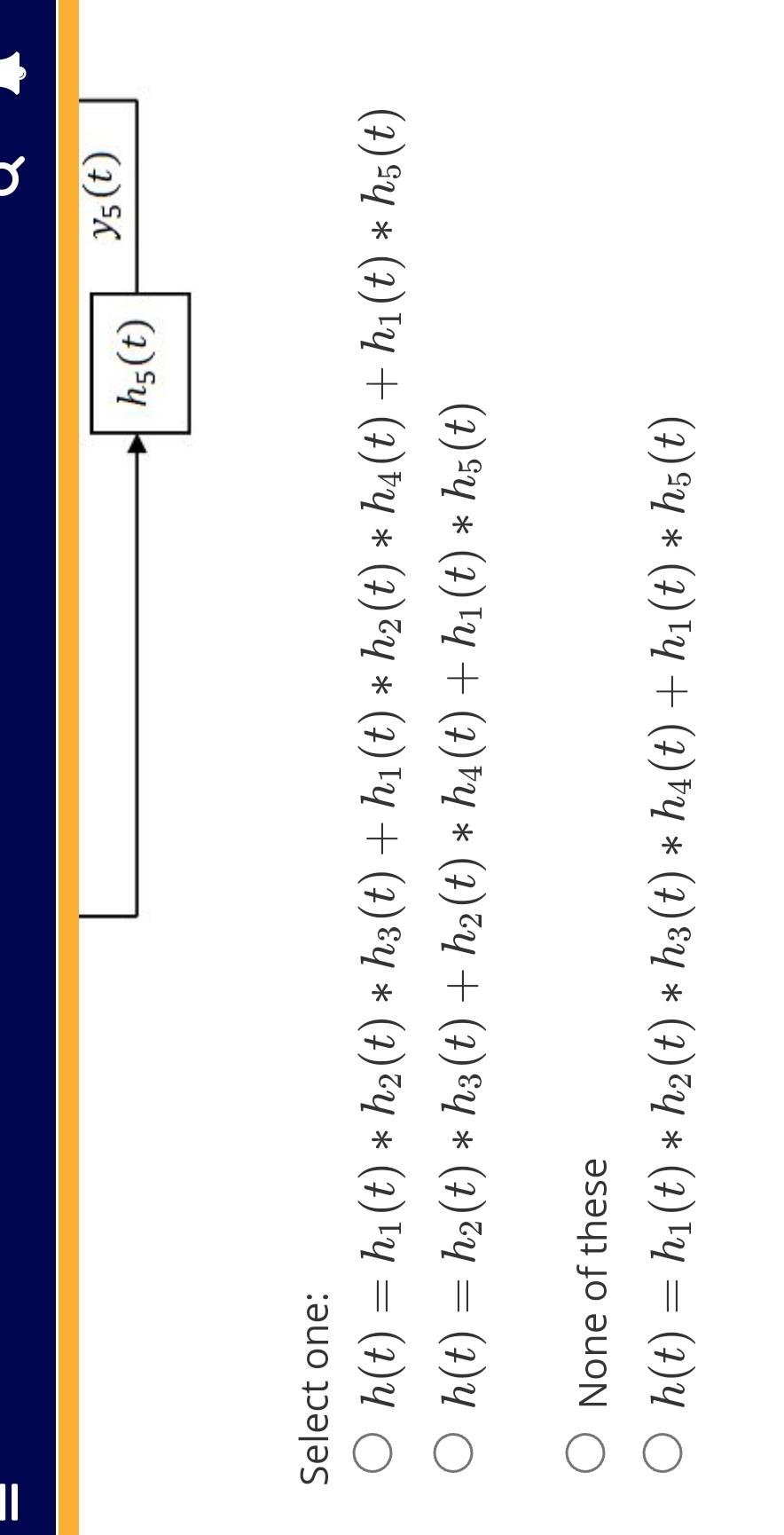 Solved The equivalent impulse response of the following | Chegg.com