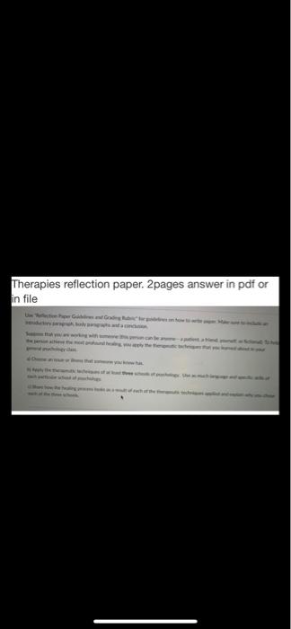 PDF) What Makes a Good Reflective Paper?