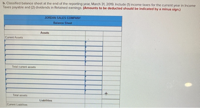 Solved Jordan Sales Company (organized as a corporation on | Chegg.com