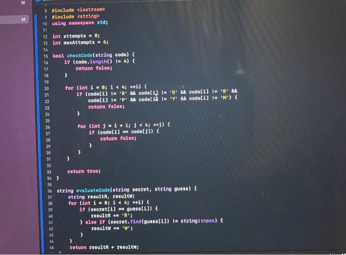 Solved my code is working i am only having an issue in | Chegg.com
