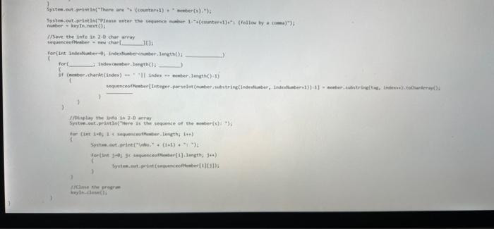 Solved 3 Read the following code segment (here) and sample | Chegg.com