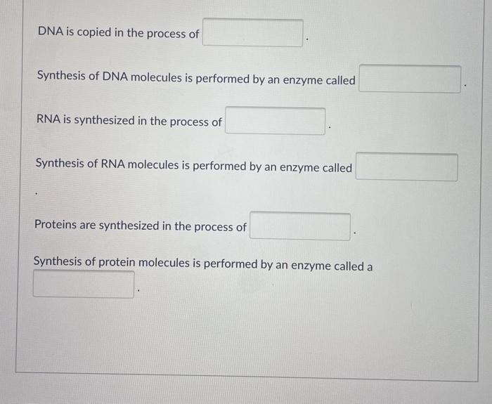 process of synthesis of rna from dna is called