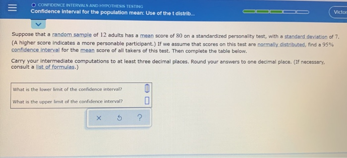 Solved O CONFIDENCE INTERVALS AND HYPOTHESIS TESTING | Chegg.com