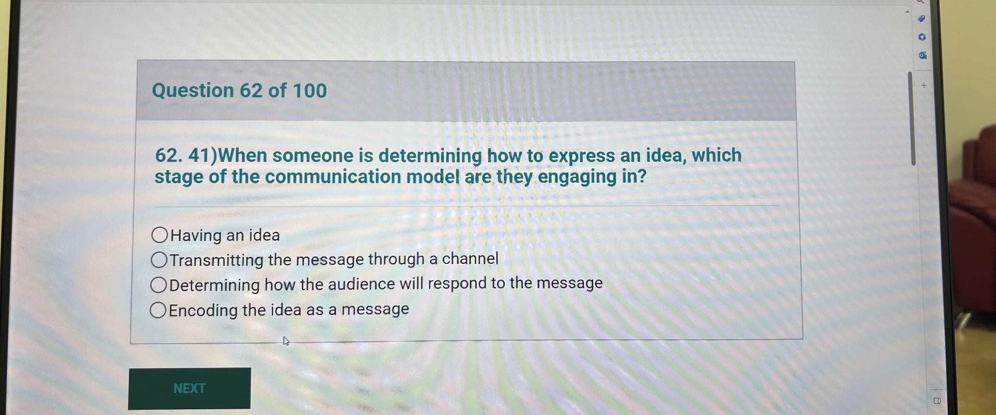 Solved Question 62 ﻿of 10062. 41)When someone is determining | Chegg.com