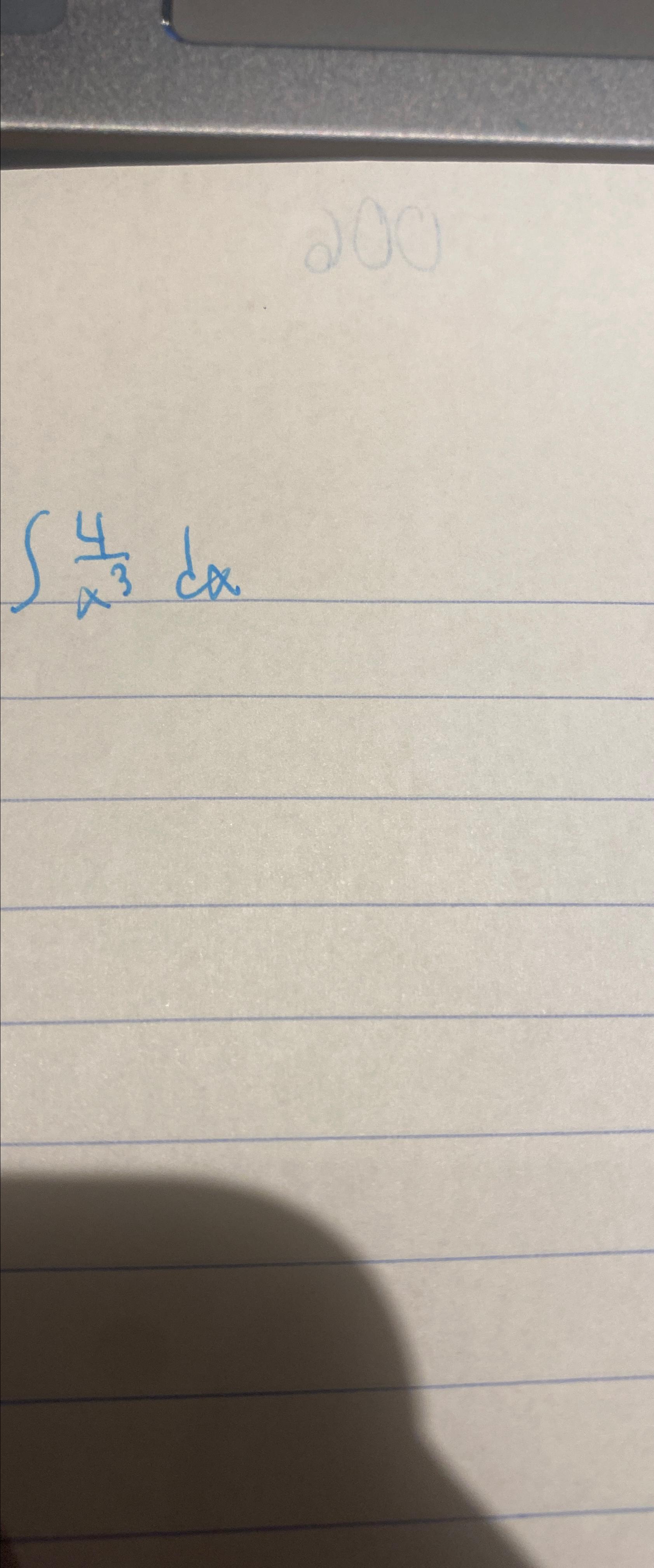 Solved ∫﻿﻿4x3dx | Chegg.com