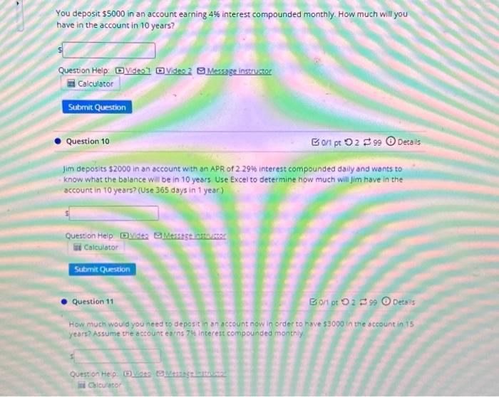 Solved You deposit $5000 in an account earning 4% interest | Chegg.com