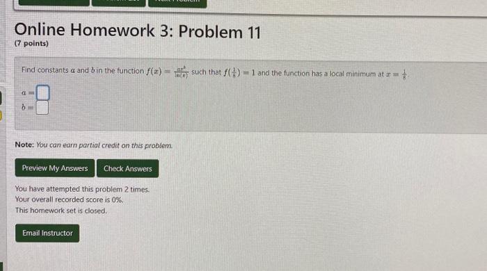 Solved Find Constants A And B In The Function F(x)=tan(x)at | Chegg.com