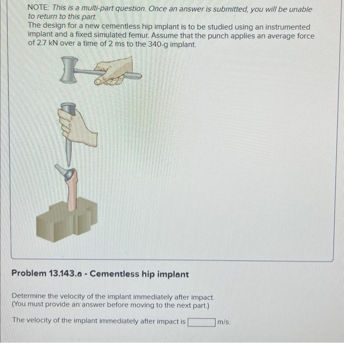 Solved Required Information Problem 13.175 Block And | Chegg.com