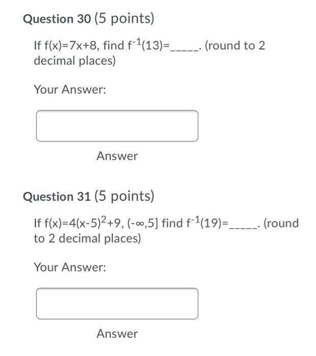 Solved Question 21 (6 points) Match the graph of the | Chegg.com