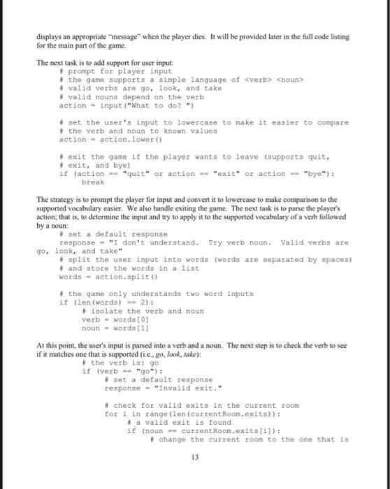 Solved Below Is Given The Description To write A python | Chegg.com