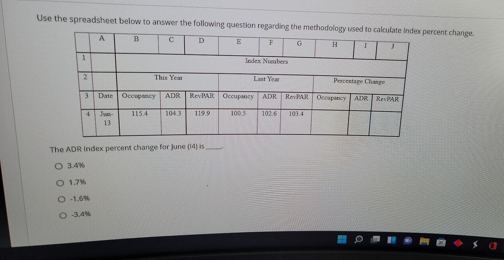 Solved Use the spreadsheet below to answer the following | Chegg.com