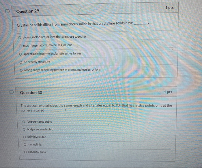 Solved Question 24 1 pts Volatility and vapor pressure are