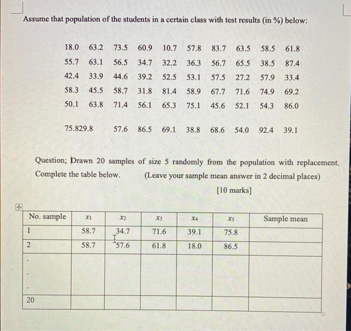 Solved Assume That Population Of The Students In A Certain | Chegg.com