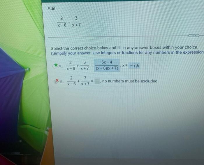 solved-add-2-3-x-7-x-6-select-the-correct-choice-below-and-chegg