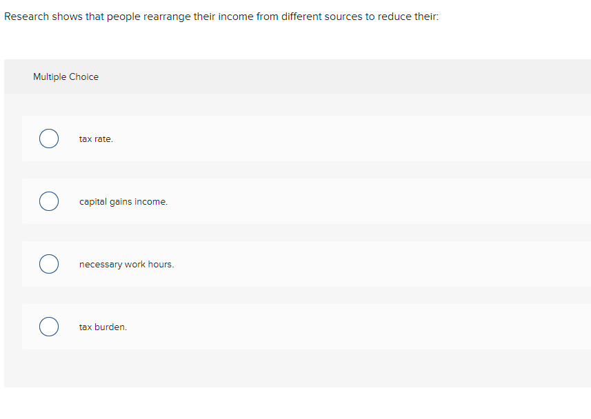 solved choicesdecrease income Images High Quality... Solved Research shows that people rearrange their income | Chegg.com