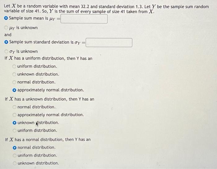Solved Let X be a random variable with mean 32.2 and | Chegg.com