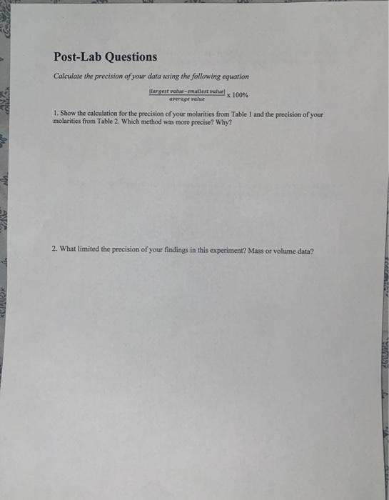 Solved II. Analysis of Baking Soda 1. Start Virtual Chemlab,