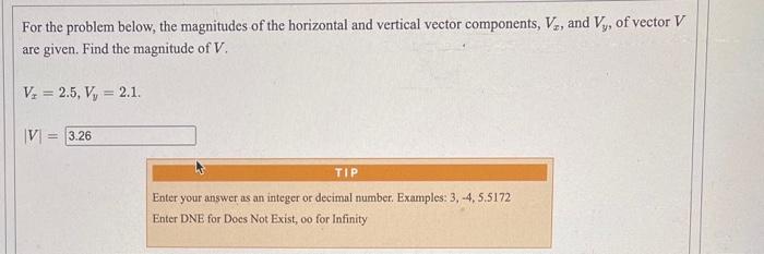 Solved For the problem below, the magnitudes of the | Chegg.com