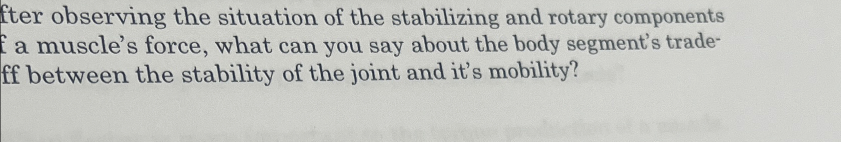 Solved fter observing the situation of the stabilizing and | Chegg.com