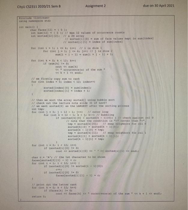 Solved Q3. Pointer and Dynamic Array [20%] The code on the | Chegg.com