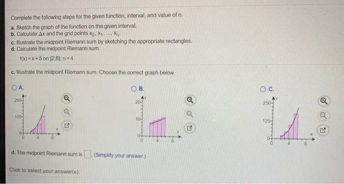 Solved Complete the following steps for the given function | Chegg.com