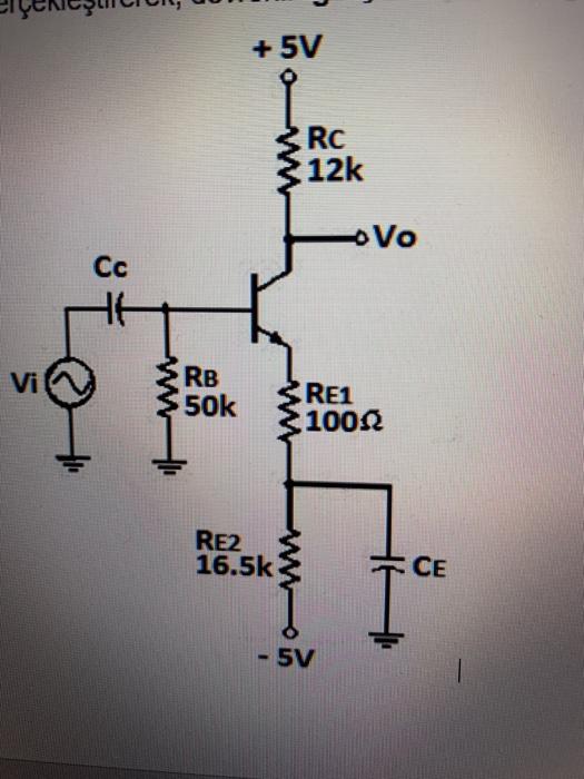 Solved 2 The parameters of the BJT transistor in the Circuit Diagram