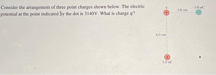 [solved] Consider The Arrangement Of Three Point Charges Sh