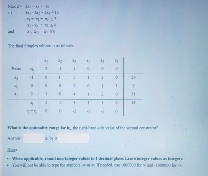 Solved Max Z 2x1 X2 X3 3x1 2x2 2x3 15 X1 X2 Chegg solved-max-z-2x1-x2-x3-3x1-2x2-2x3-15-x1-x2-chegg
