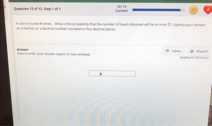 Solved A Coin Is Tossed 6 Times. What Is The Probability | Chegg.com