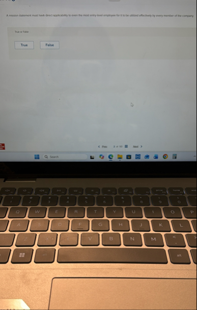 Solved A mission itatement mast have direct applicablity to | Chegg.com