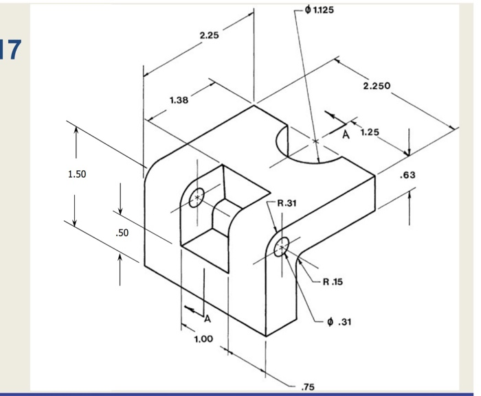 Solved Create A Drawing Of The Following .Please Include A | Chegg.com